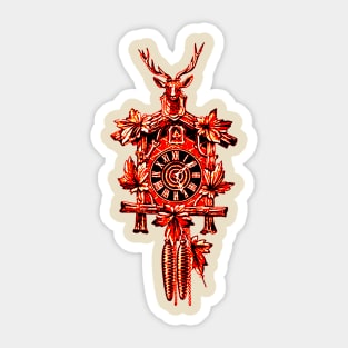 Cuckoo-Clock Sticker